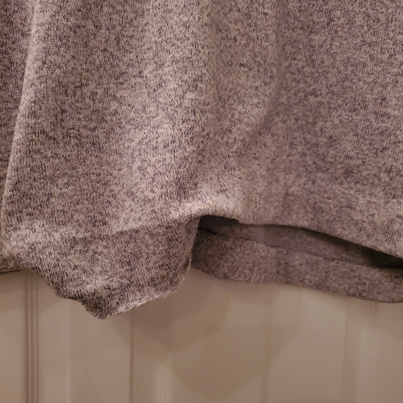 Eddie Bauer Gray Men's Fleece Lined Half Zip Sweater - Picture 5 of 6